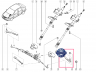 Наконечник рулевой левый Renault Logan, Sandero, Nissan Almera g15, Largus, Lada x-ray (арт. DC-302)